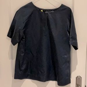 Sally Rose short sleeve top with back zipper